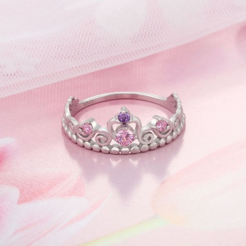 Princesse Rosé Tiara Ring – FIORENE