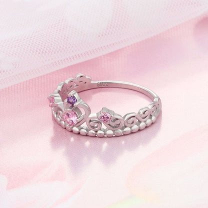 Princesse Rosé Tiara Ring – FIORENE