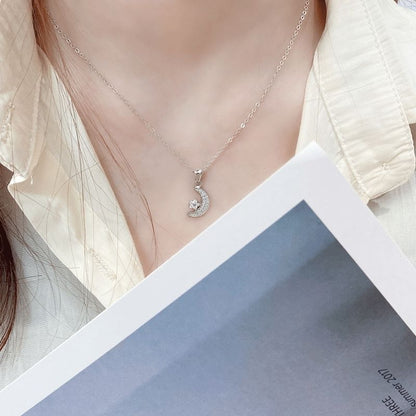 Lunaria Star Crescent Pendant – FIORENE