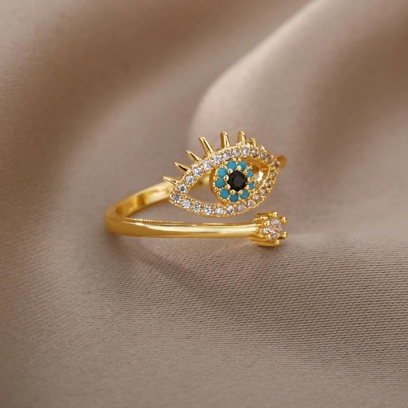 Evil Eye Radiance Ring – FIORENE