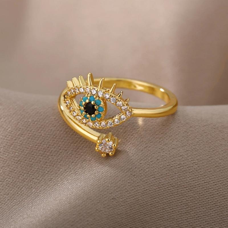 Evil Eye Radiance Ring – FIORENE