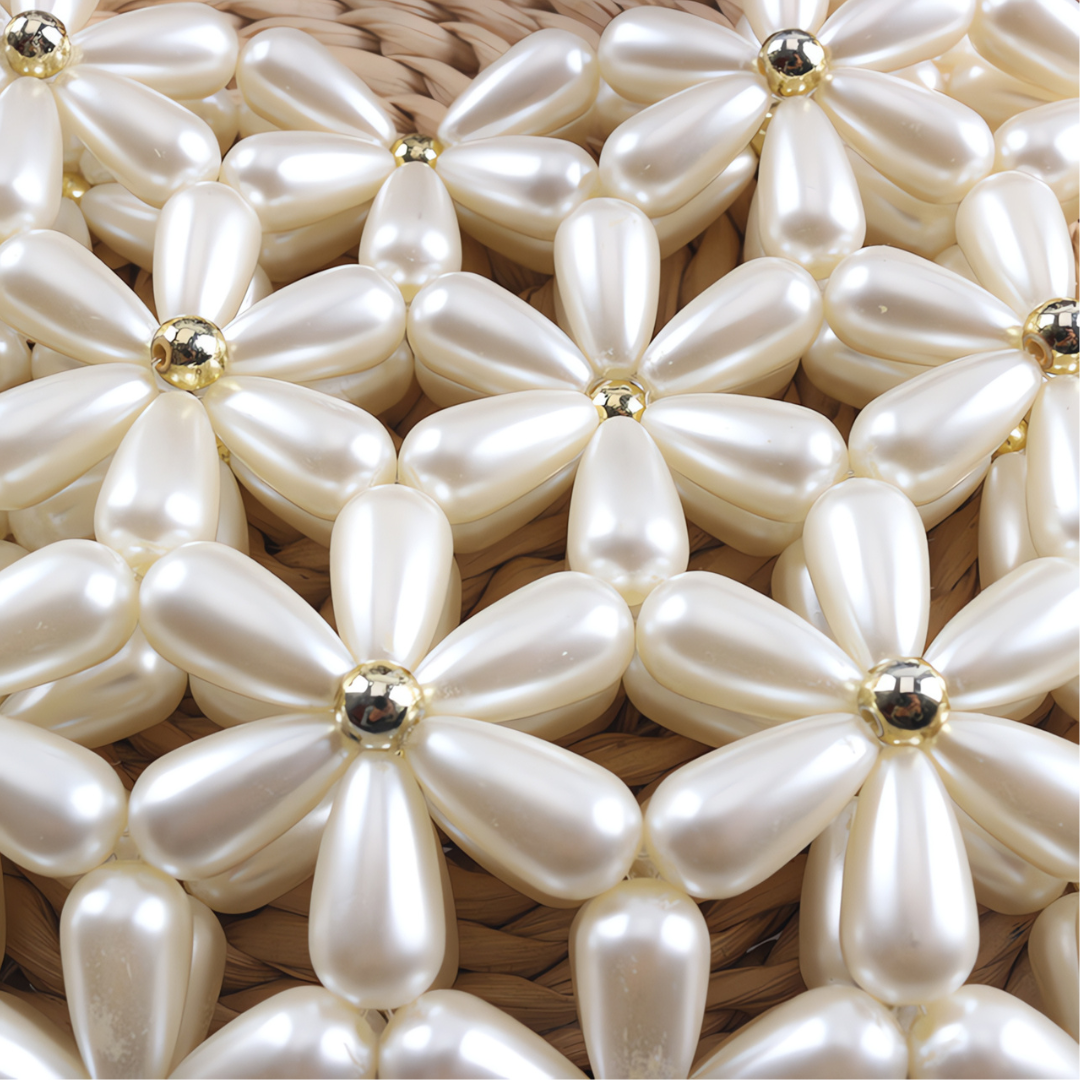 Petal Pearl Bloom Handbag – FIORENE