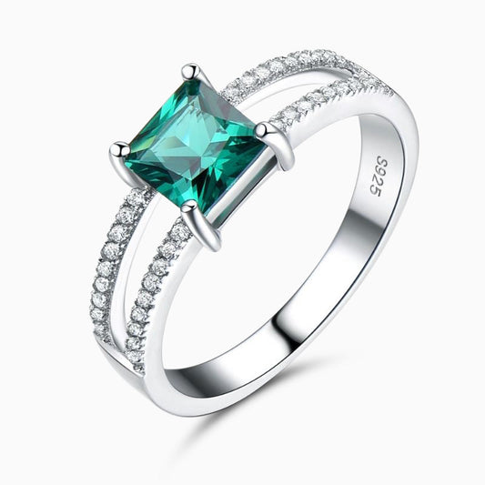 Verdelle Princess Cut Ring - FIORENE