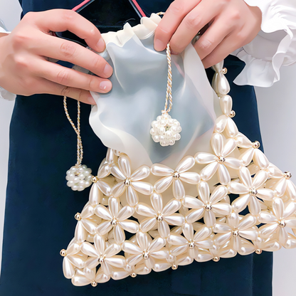 Petal Pearl Bloom Handbag – FIORENE
