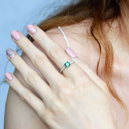 Celestine Ice Blue Ring - FIORENE