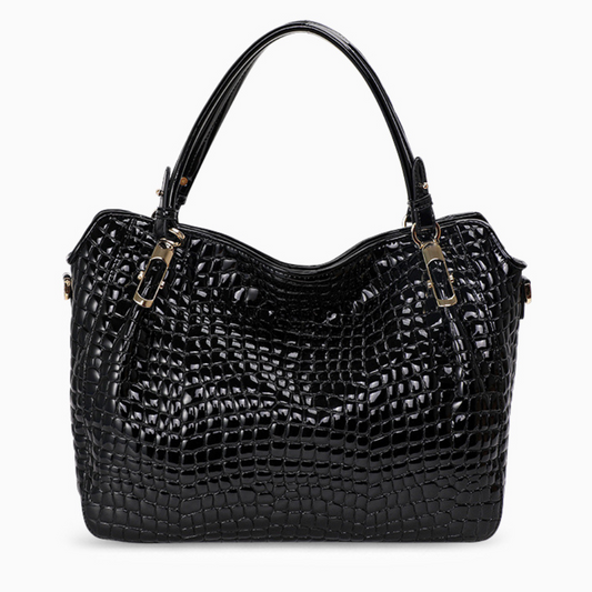 Midnight Croc Radiance Shoulder Bag – FIORENE