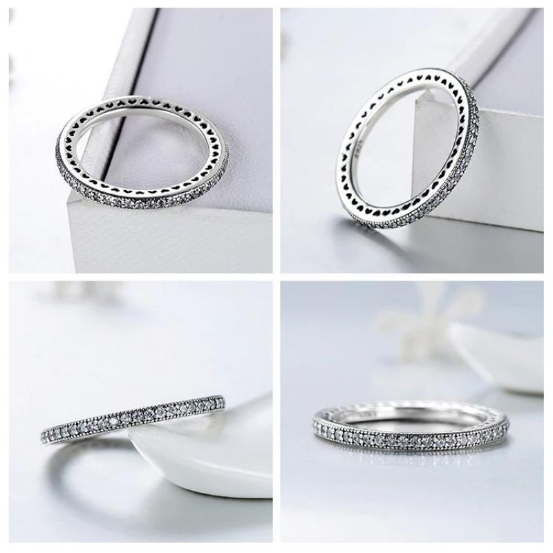 Eternal Sparkle Heart Ring – FIORENE