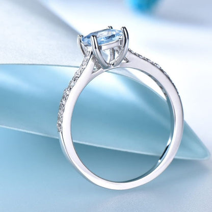 Celestine Ice Blue Ring - FIORENE