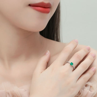 Esmeria Radiant Cut Ring - FIORENE