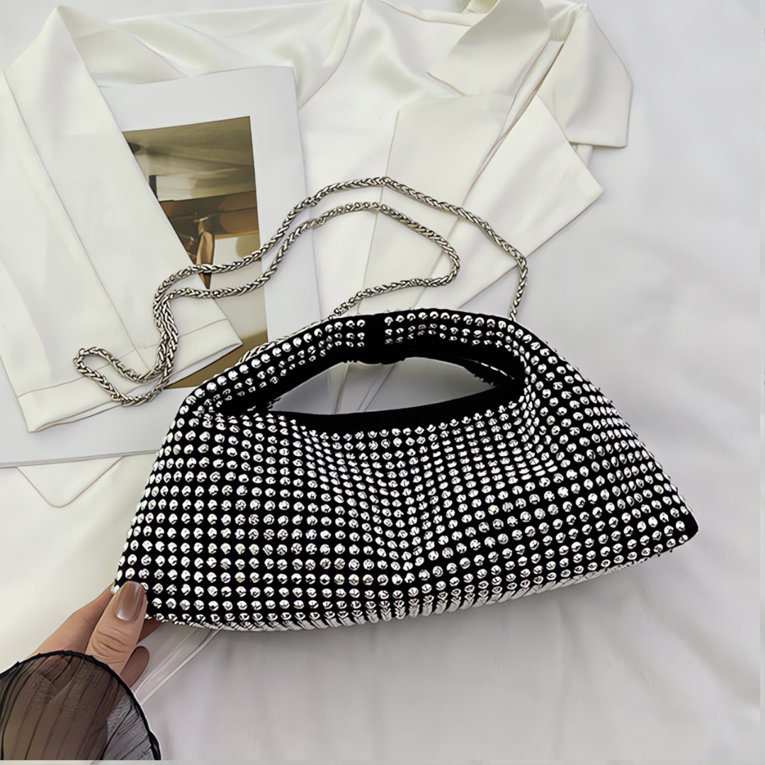 Radiant Crystal Hand Bag - FIORENE