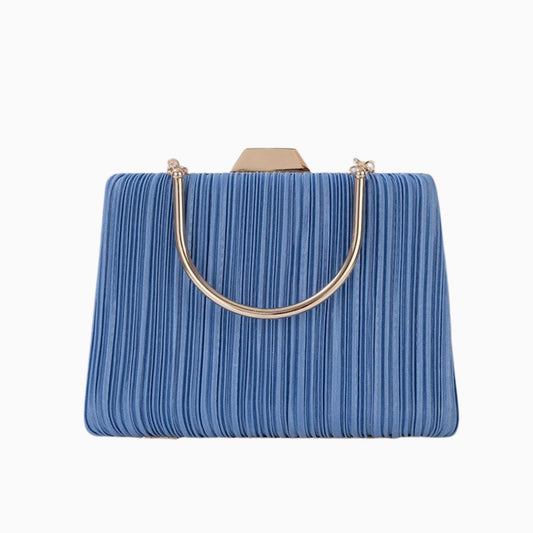 Pleated Serenity Halo Clutch – FIORENE