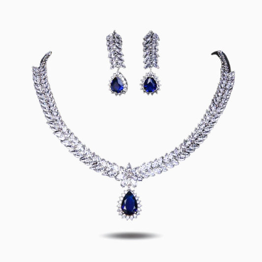 Royal Sapphire Elegance Set - FIORENE