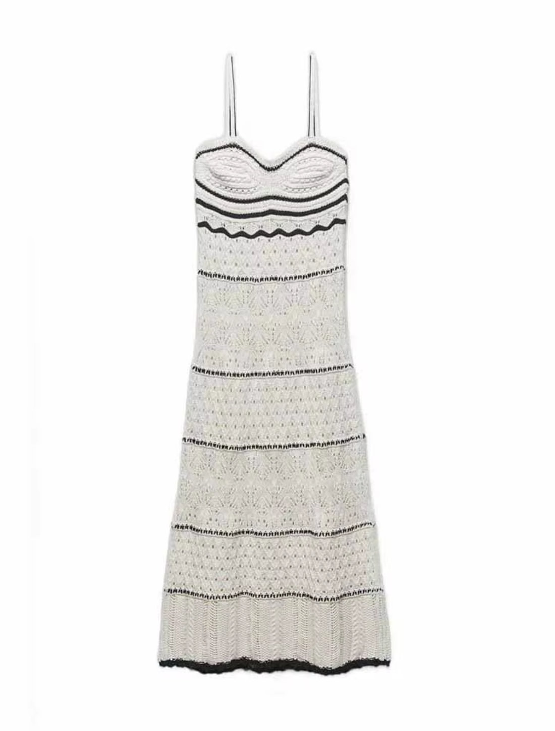 Amara Textured Knit Midi Dress