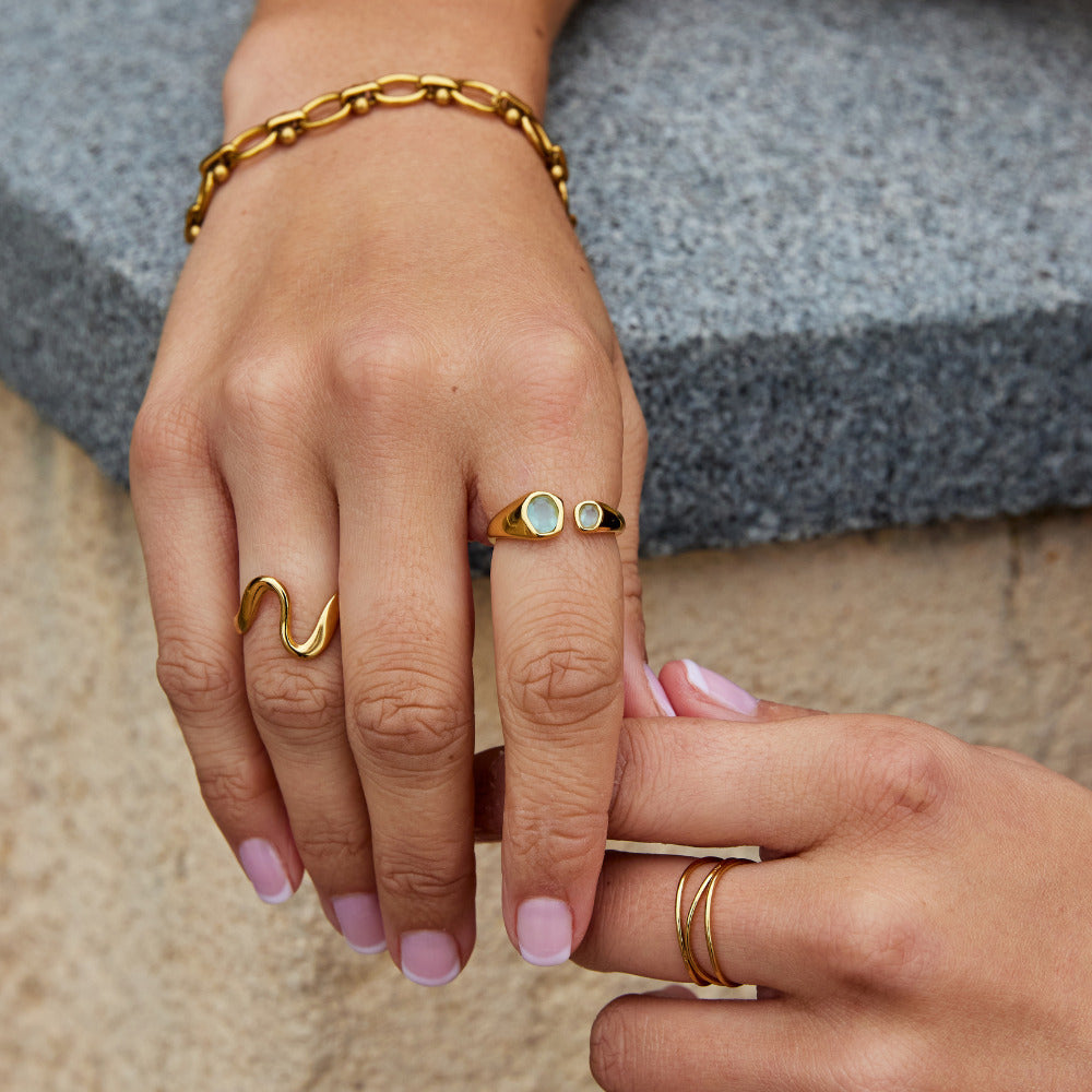 Dual Essence Open Ring – FIORENE