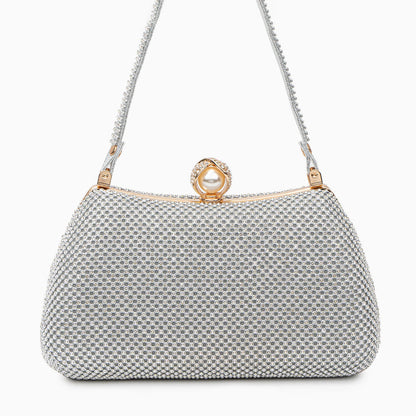 Silver Symphony Pearl Clutch – FIORENE