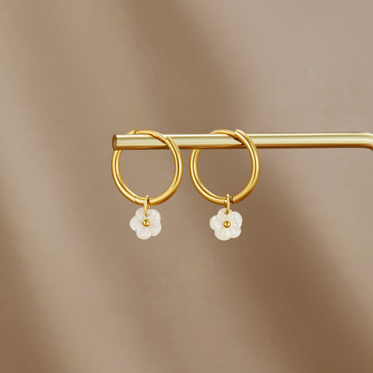 Nacre Bloom Earring – FIORENE