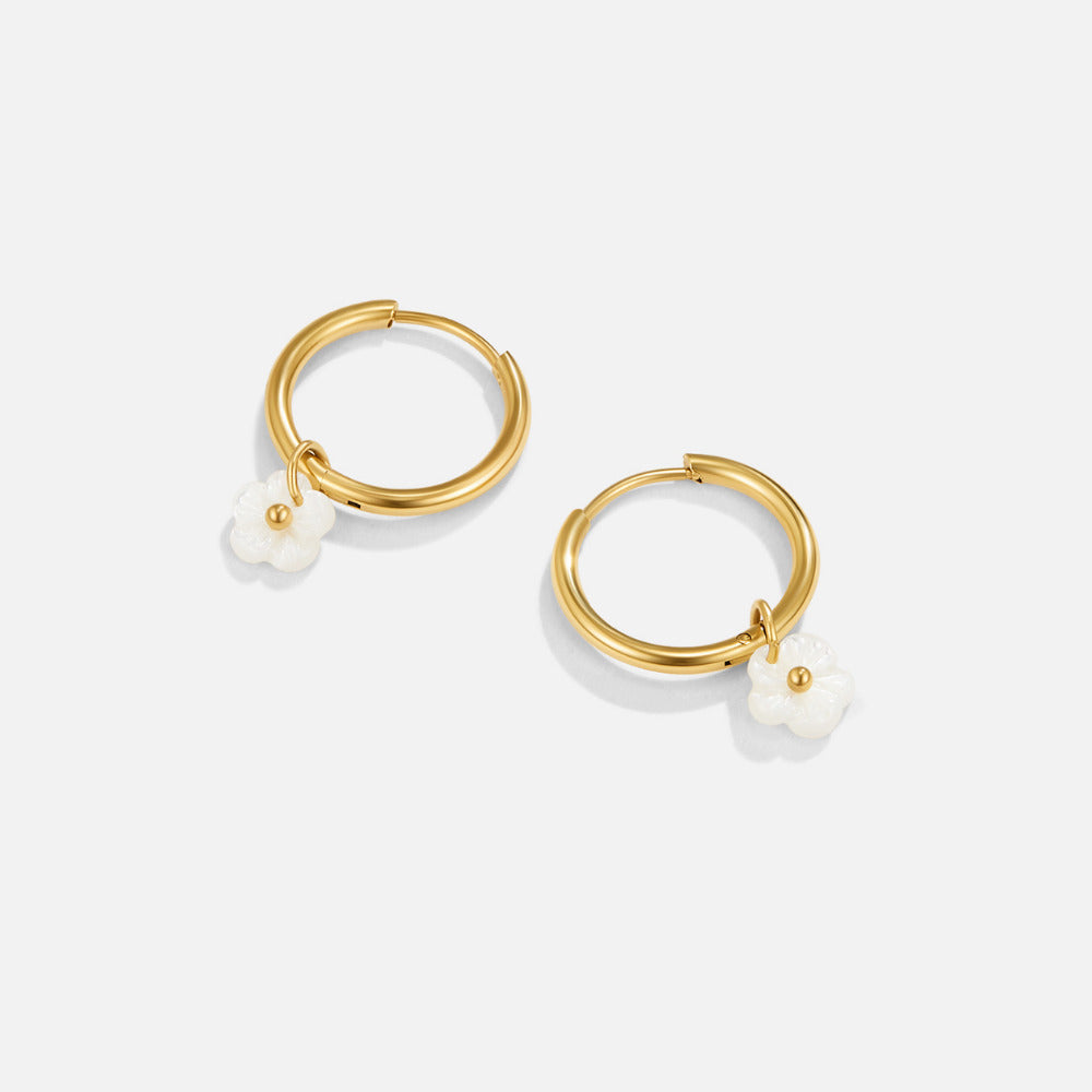 Nacre Bloom Earring – FIORENE