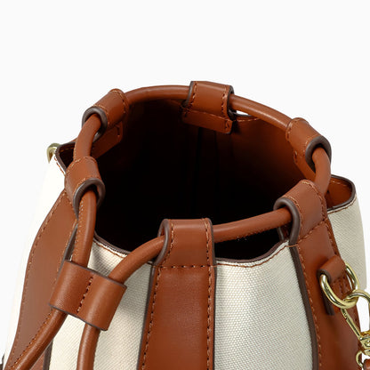 Caramel Canvas Crossbody Bag – FIORENE
