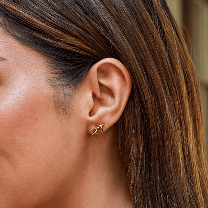 Noble Radiant Knot Earrings – FIORENE