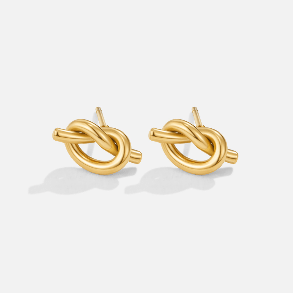 Noble Radiant Knot Earrings – FIORENE