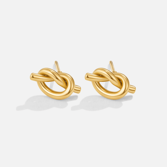 Noble Radiant Knot Earrings – FIORENE