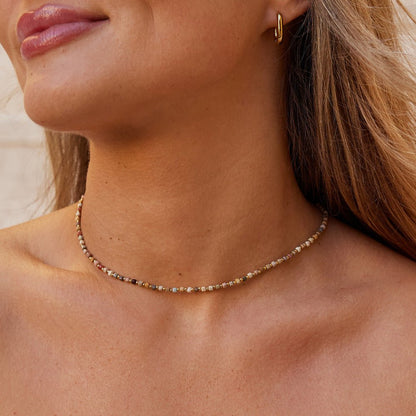 Radiant Jasper Bead Necklace – FIORENE