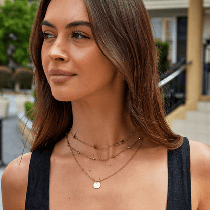 Radiant Crimson Square Necklace – FIORENE