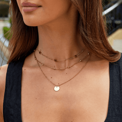 Radiant Crimson Square Necklace – FIORENE