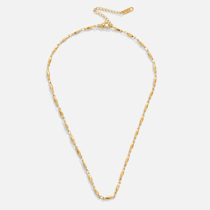 Gilded Marquise-Link Necklace – FIORENE