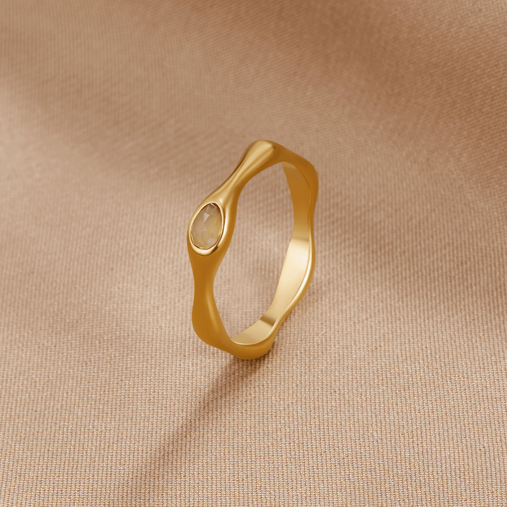 Polished Earth Ring – FIORENE