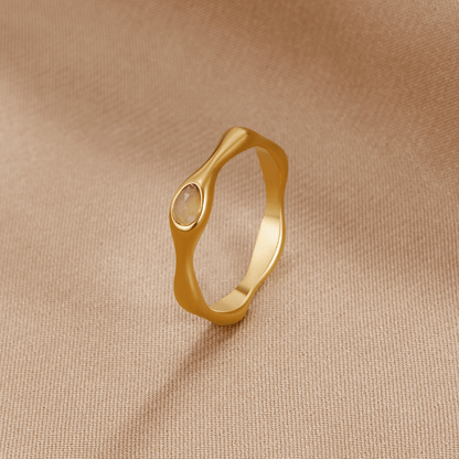 Polished Earth Ring – FIORENE