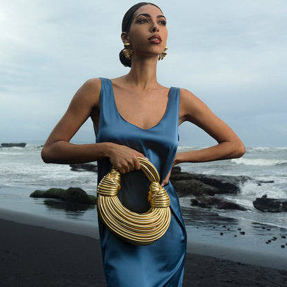 Golden Knot Symphony Handbag – FIORENE