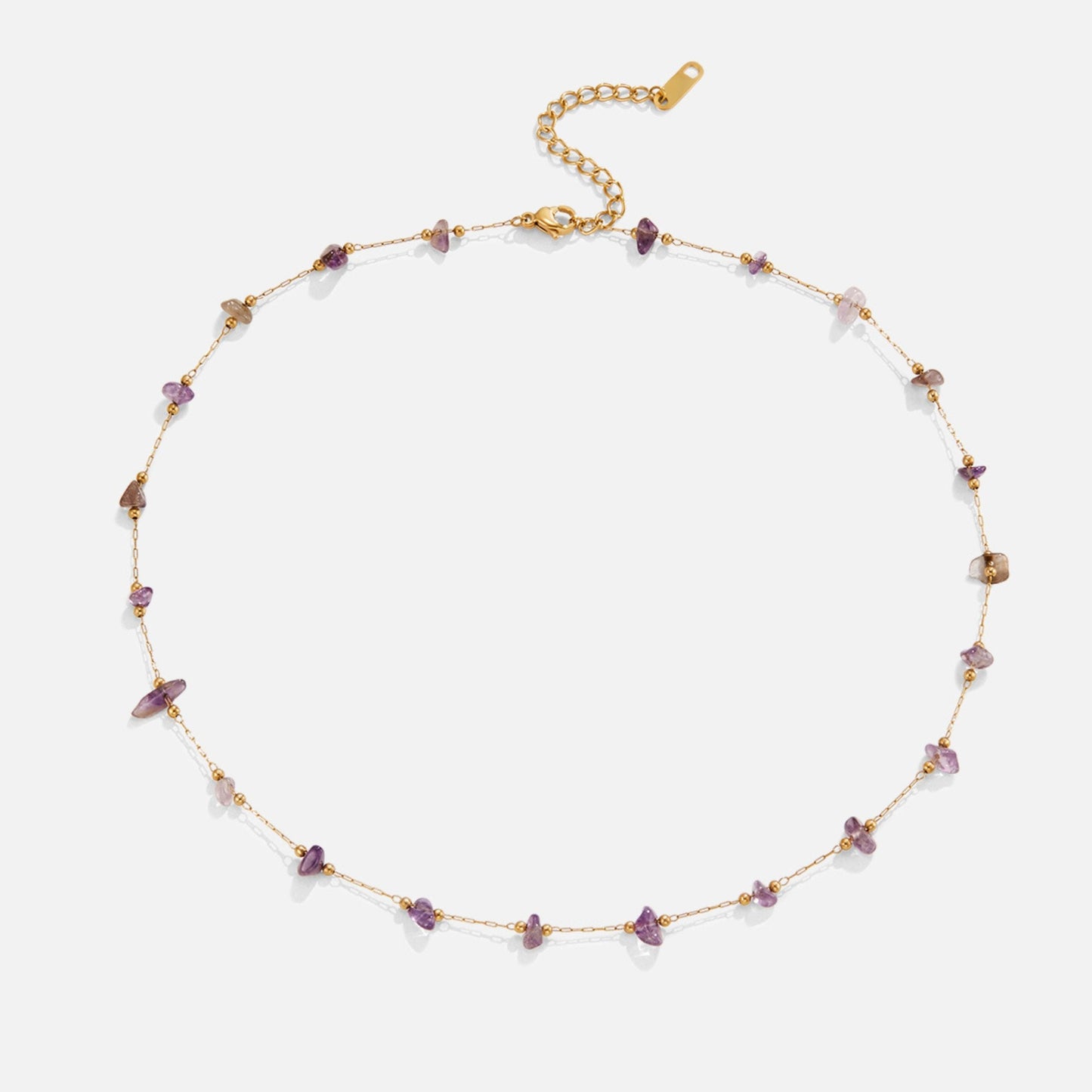 Raw Amethyst Necklace – FIORENE