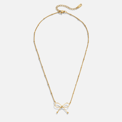 Radiant Bow Necklace – FIORENE