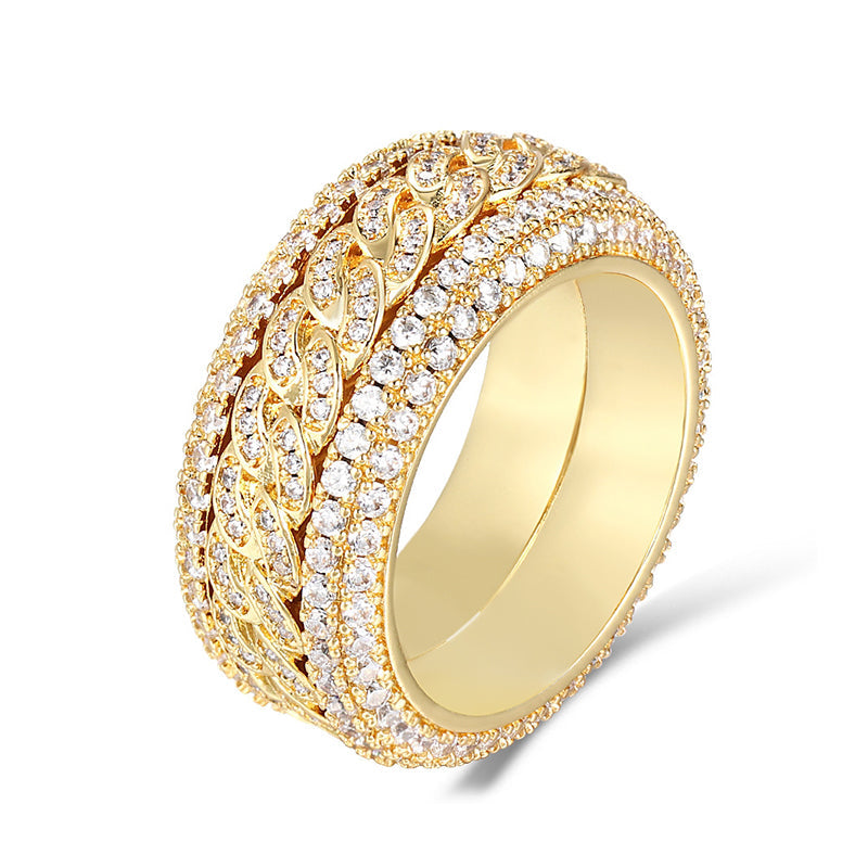 Golden Elegance Ring – FIORENE