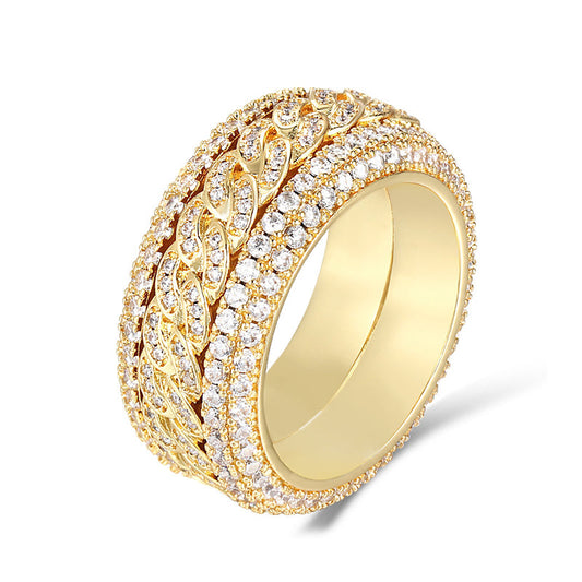 Golden Elegance Ring – FIORENE
