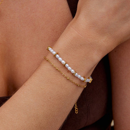Layered Seashell Bracelet – FIORENE