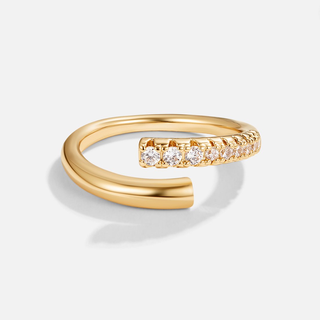 Stellar Metallic Dual Ring – FIORENE