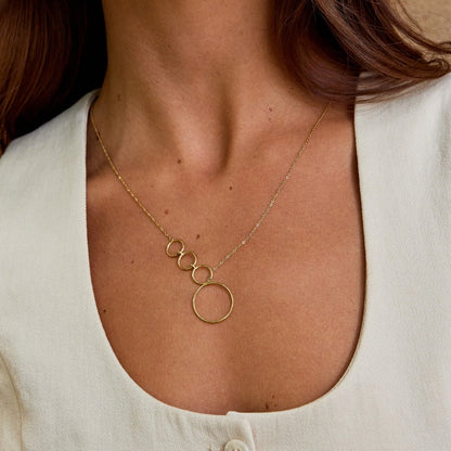 Modernist Radiant Orbit Necklace – FIORENE