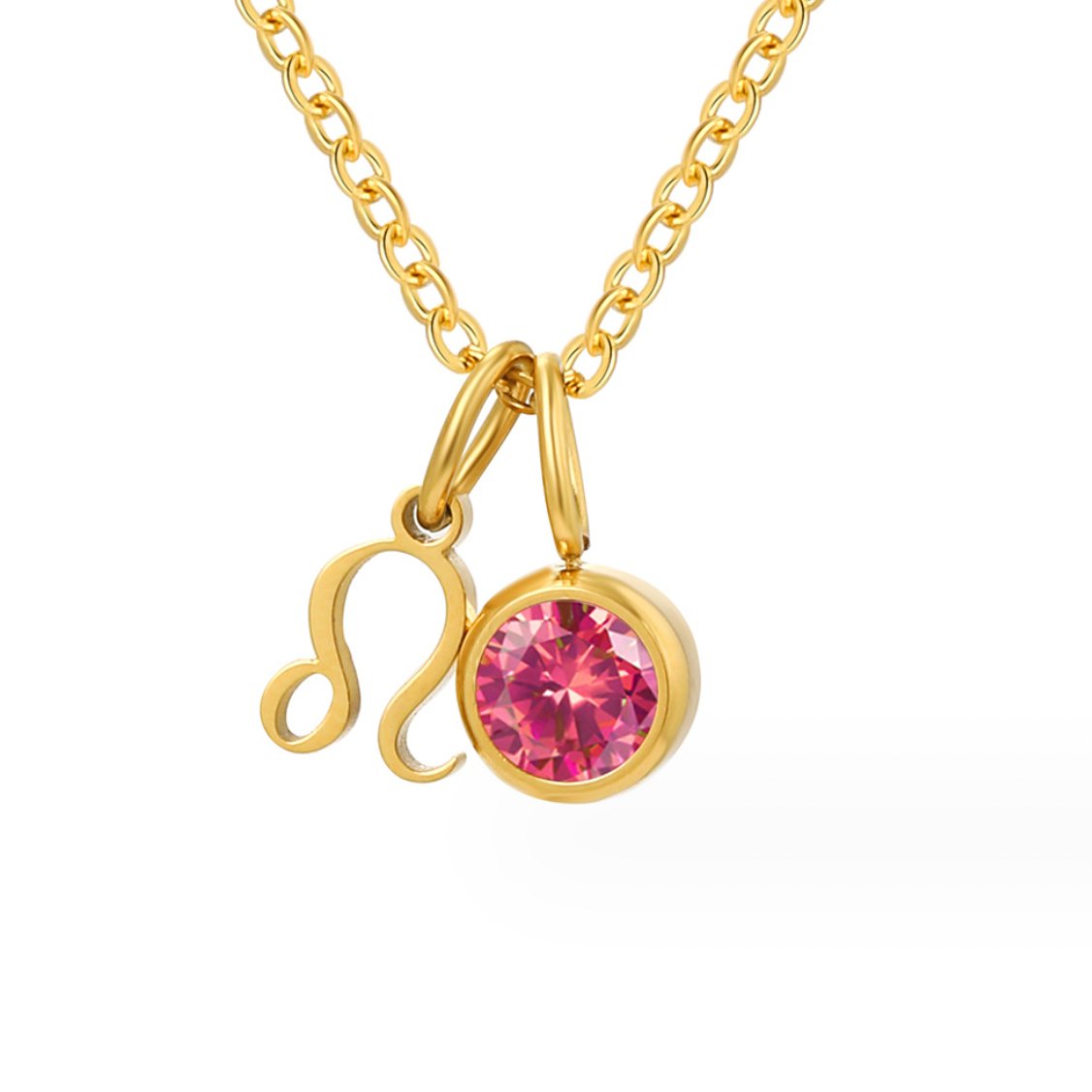 Golden Zodiac Duo Pendant – FIORENE