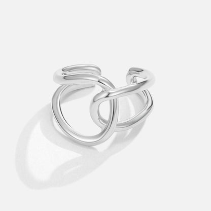 Intertwined Double-Band Ring – FIORENE