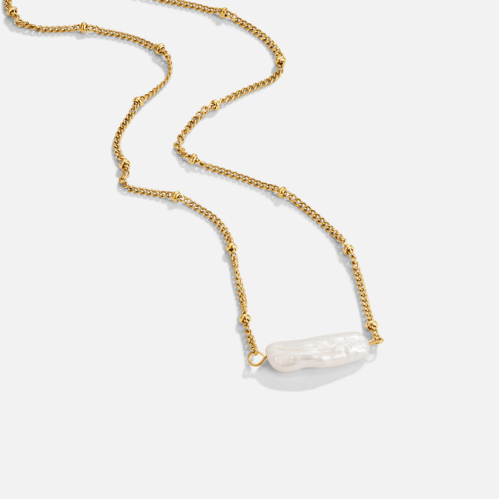 Radiant Baroque Pearl Necklace – FIORENE