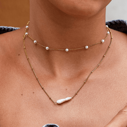 Radiant Baroque Pearl Necklace – FIORENE