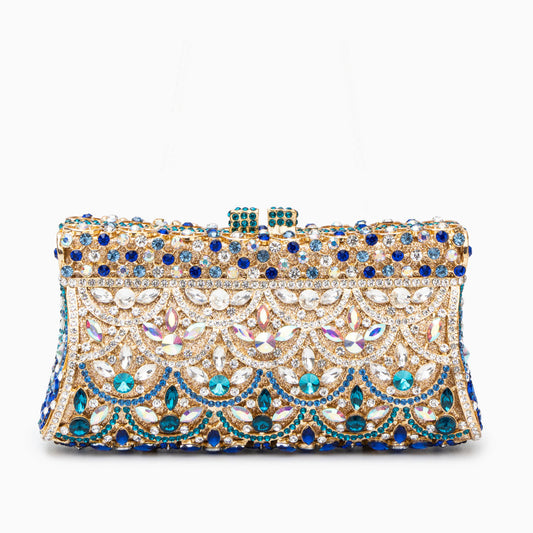 Saphira Regal Crystal Clutch – FIORENE