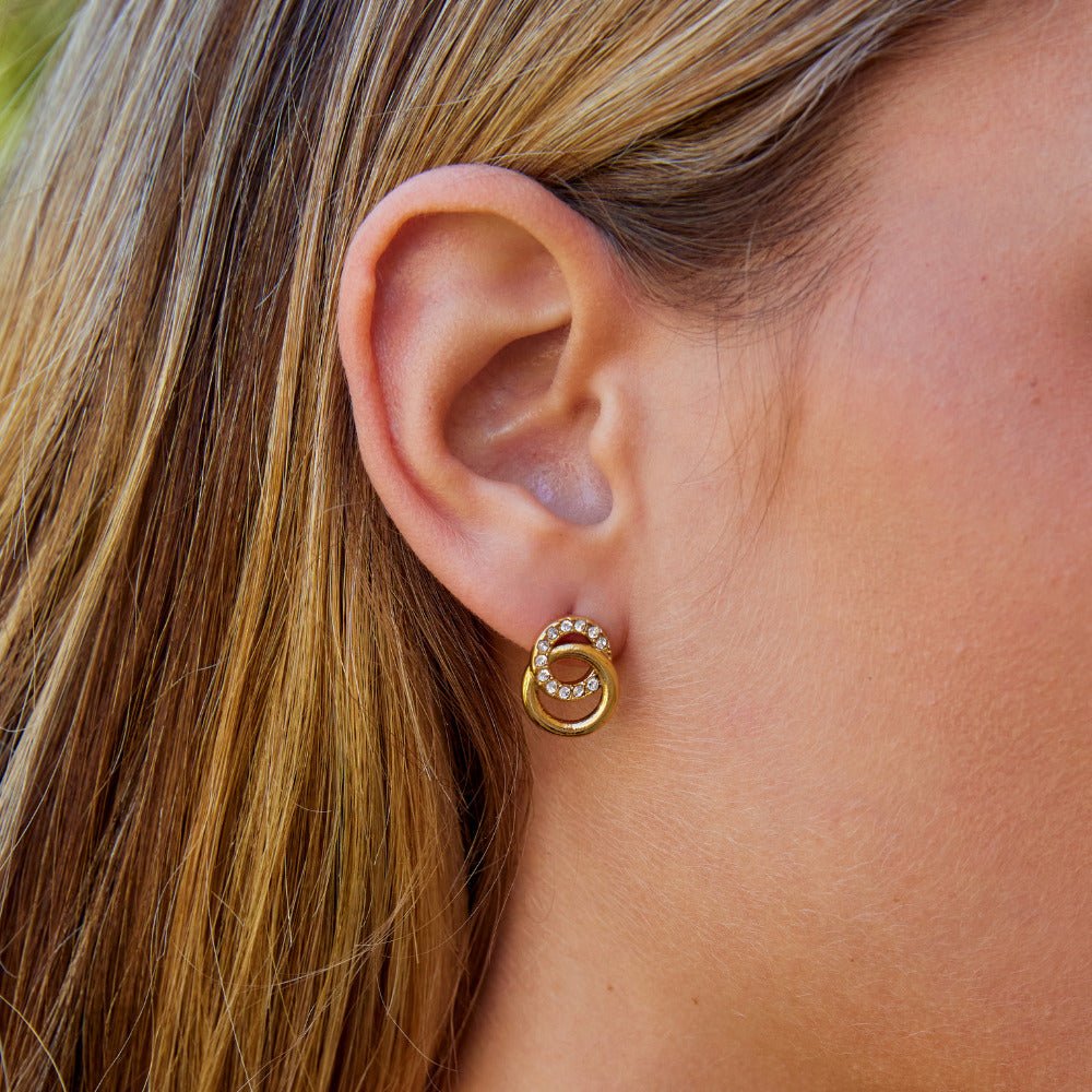 Gilded Link Earring – FIORENE