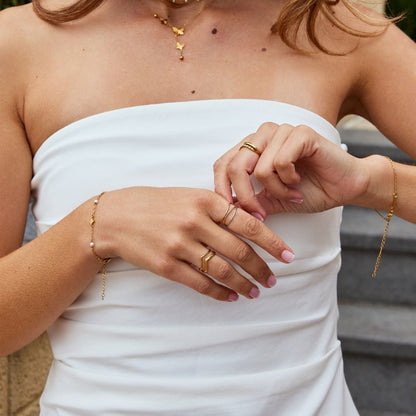 Trilogy Mixed Metal Rolling Ring – FIORENE