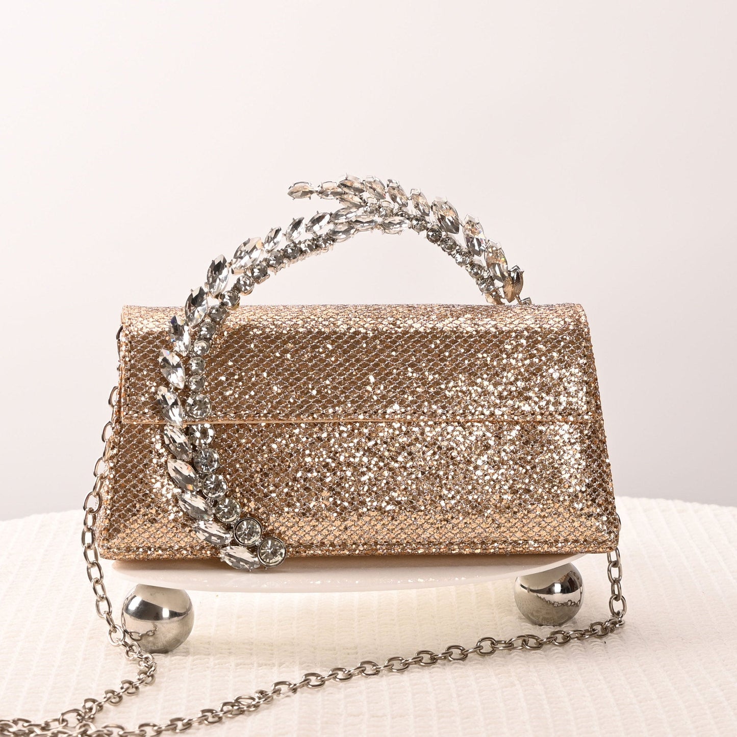 Moonlit Crystal Handbag – FIORENE