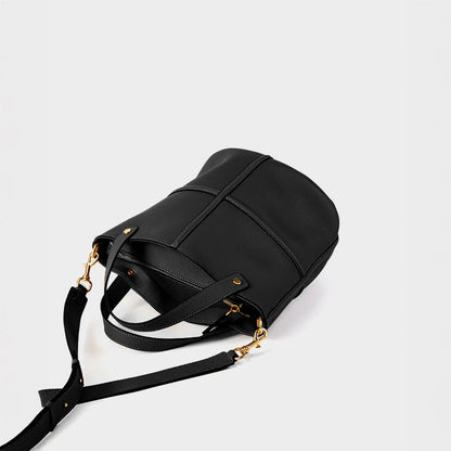 Chestnut Line Bucket Shoulder Bag – FIORENE