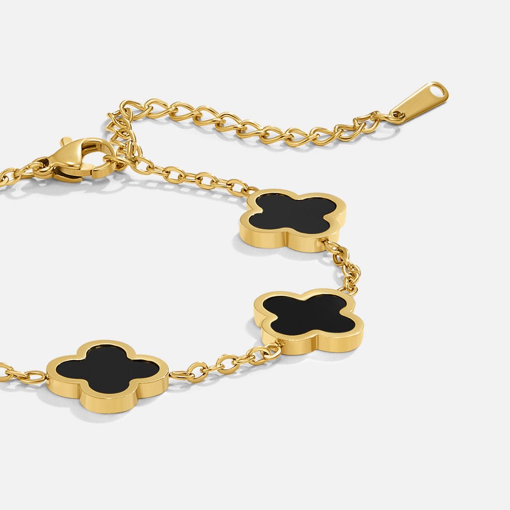 Midnight Clover Station Bracelet – FIORENE