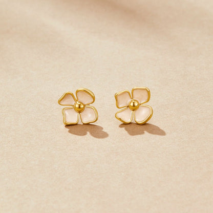 Enamel Blossom Studs – FIORENE